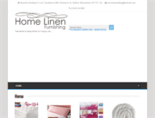 Tablet Screenshot of homelinenfurnishing.co.uk